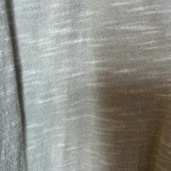 Lucky Brand Women's Embroidered Light Gray Boho Peasant Style Blouse - Picture 5 of 16